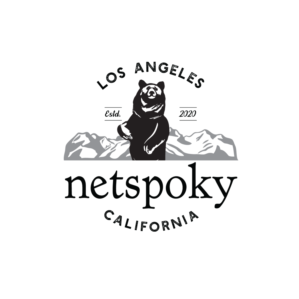 Los Angeles California netspoky EST. 2020 | Logo Design by Samantha Ward Design