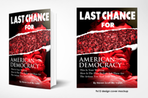 Democracy in crisis book | Buchumschlag Design von NILDesigns