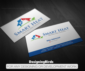 Business Card Design by Designing Birds for Smart Heat | Design #25243993