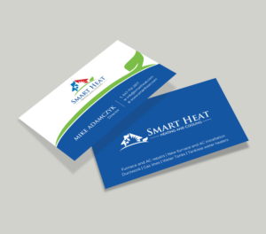 SMART HEAT HEATING AND COOLING  | Business Card Design by Tripti Ranjan Gain