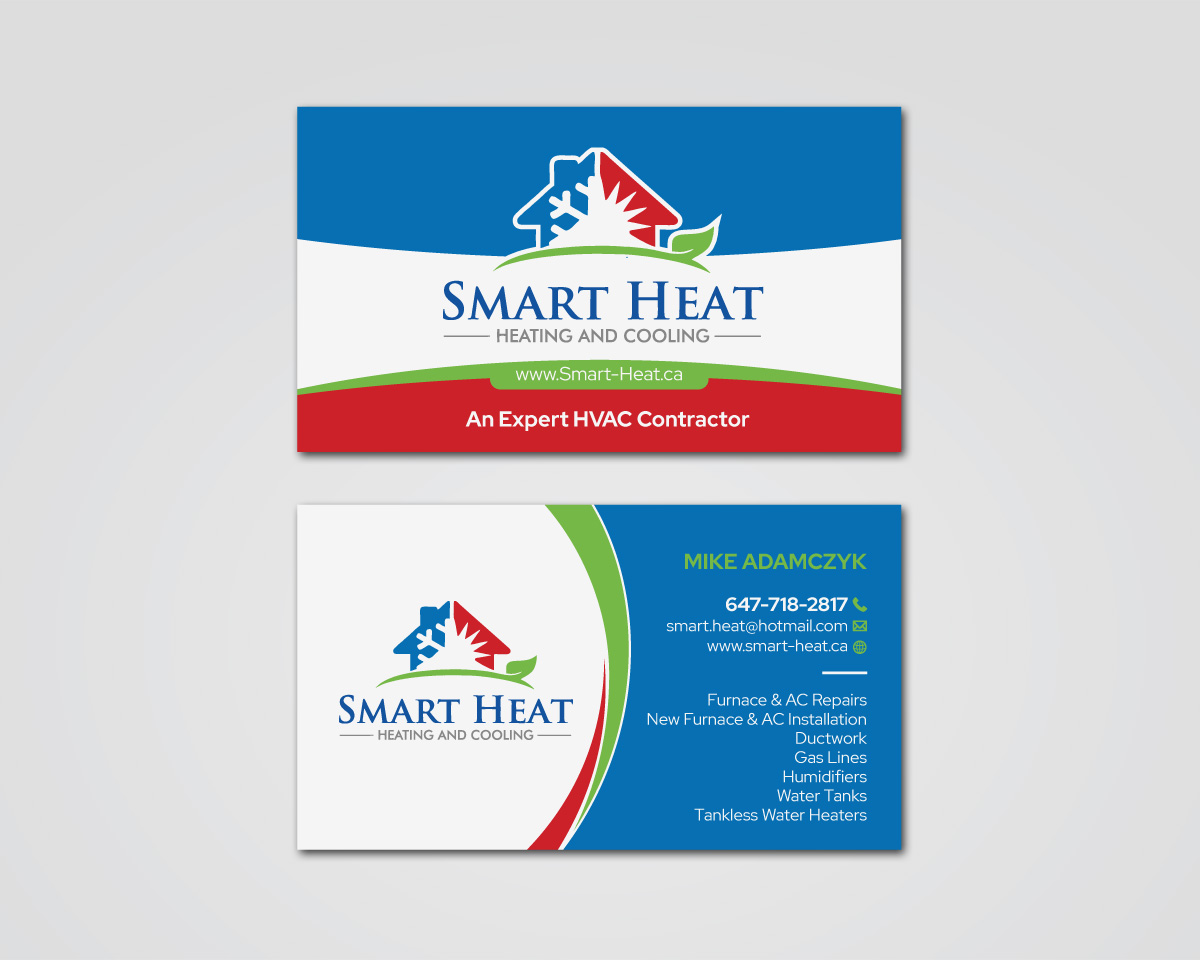 Business Card Design by MDesign for Smart Heat | Design #25267353