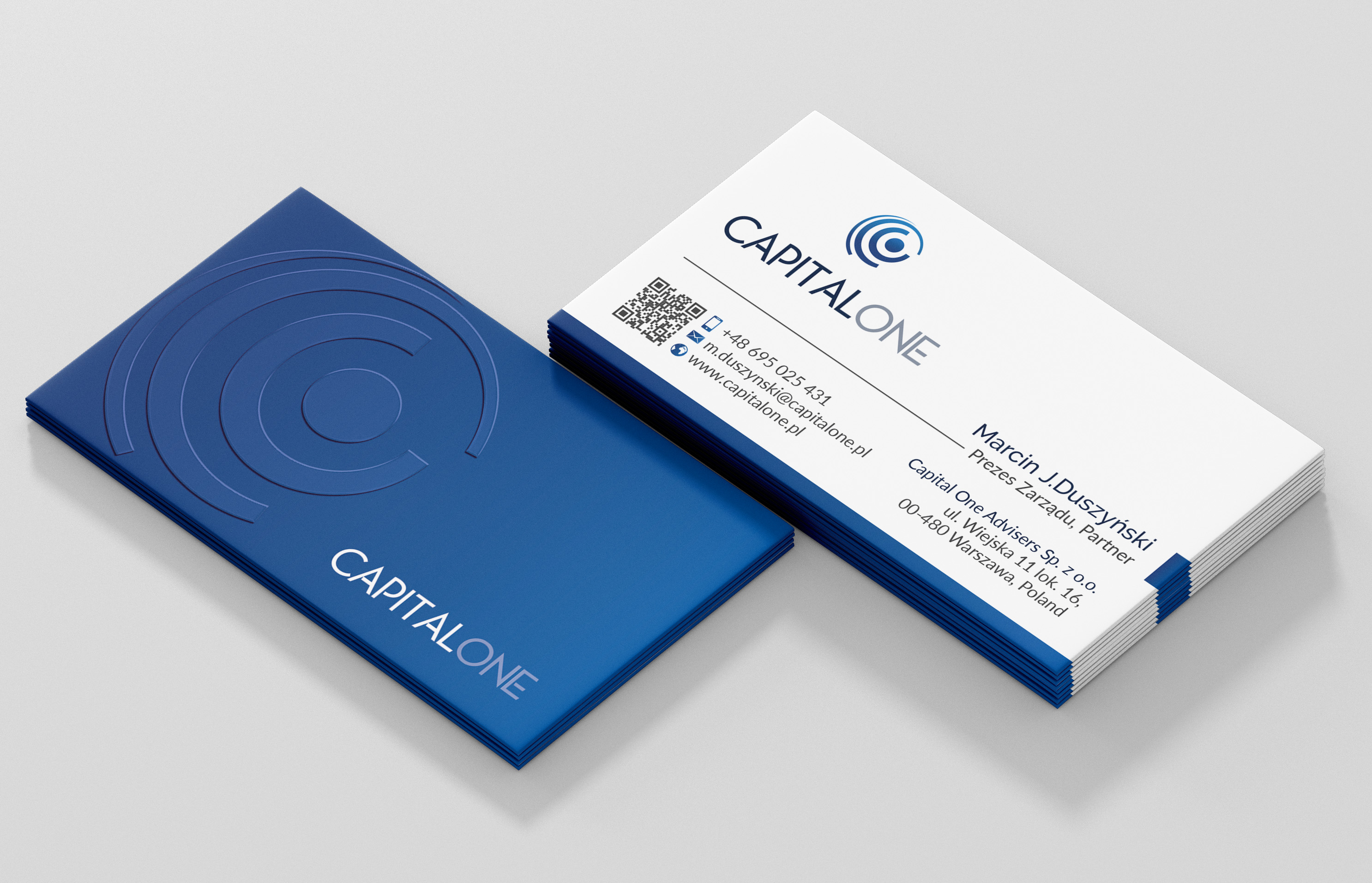 Business Card Design by R.design for CAPITAL ONE PARTNERS SP. Z O.O. SP.K. | Design #25263512