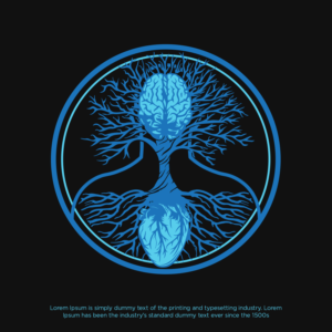 Oakland Tree Into Human Brain and Heart | T-Shirt-Design von cahayafatimah