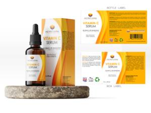 Me First Living Vitamin C Serum | Packaging Design by Luniere Designs