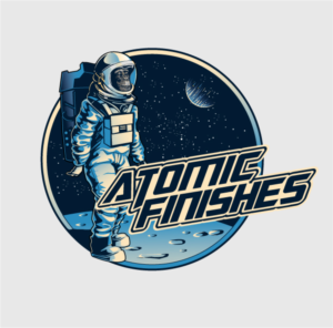 Atomic Finishes | Logo Design by ally designs