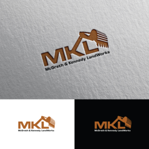 MKL  , MKLandWorks , McGrath & Kennedy LandWorks | Logo Design by Rii