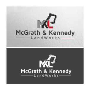 MKL  , MKLandWorks , McGrath & Kennedy LandWorks | Logo Design by Jomon 2