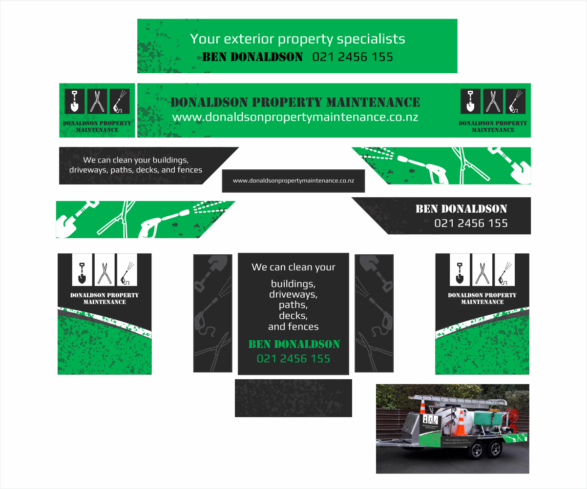 Graphic Design by madre - chartreuse design for Donaldson Property Maintenance | Design #25316758