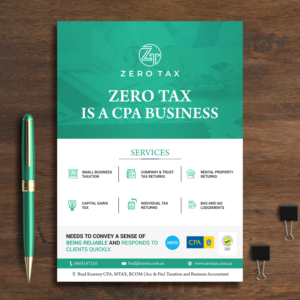 Flyer Design by aspiremedia for Zero Tax | Design #25285844