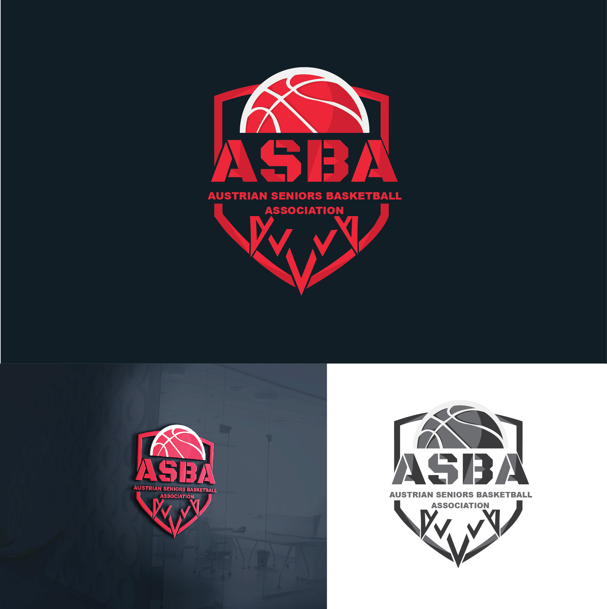 Logo Design by zeeshan01z for seniorenbasketball.at | Design #25289552