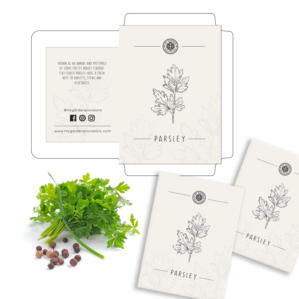 Design graphics and Print for a line of Herb Seeds- Envelope Design | Envelope Design by Samantha Ward Design