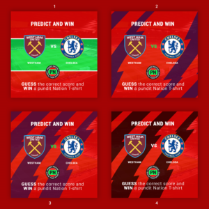 Guess The Score (UK Football Predictions) Website and SM Graphic.   | Grafik-Design von aberyor