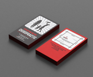 Power Chiropractic Business Cards | Visitenkarten-Design von FigliaPerduta