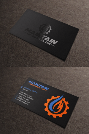 Maintain Mechanical - Business Card Design | Business Card Design by Tripti Ranjan Gain