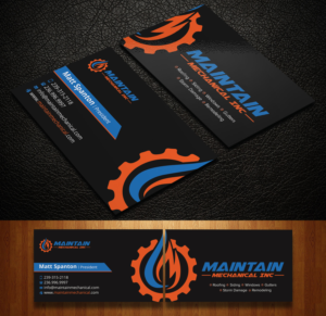 Maintain Mechanical - Business Card Design | Business Card Design by sabbir049