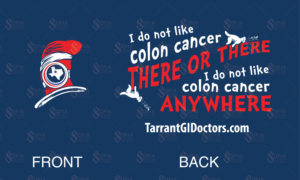 Fall 2020 Colon Cancer Awareness T-shirt | Grafik-Design von SofiaDesignStudio