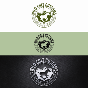 Wild Colt Customs, WCC | Logo-Design von Maxo-Biz