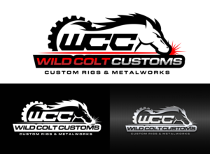 Wild Colt Customs, WCC | Logo-Design von sherman