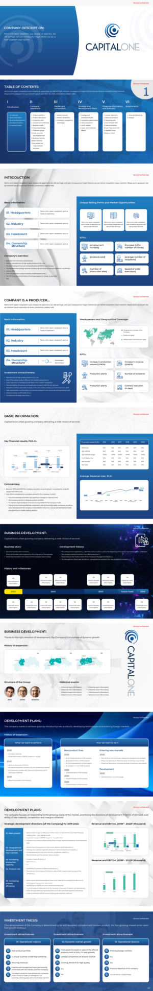 PowerPoint Design by pb for CAPITAL ONE PARTNERS SP. Z O.O. SP.K. | Design: #25374265