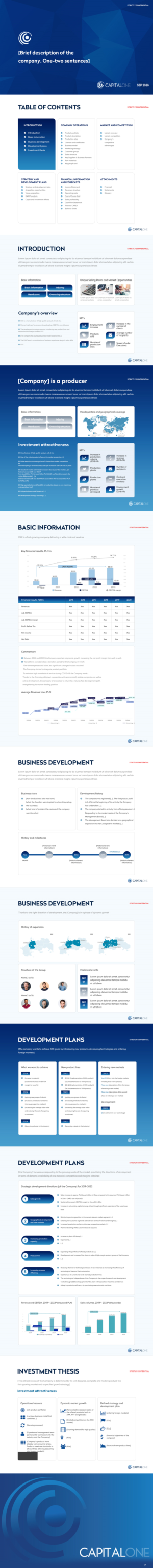 PowerPoint Design by pb for CAPITAL ONE PARTNERS SP. Z O.O. SP.K. | Design: #25381957