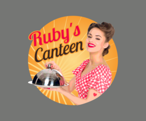 Playful and retro WWII pinup style food truck  graphic design | Graphic Design by design.bb