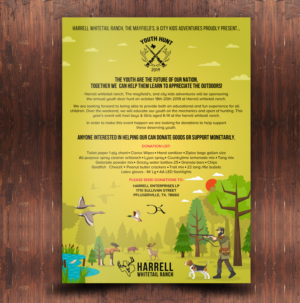 Harrell Whitetail Ranch Youth Hunt | Flyer Design by chandrayaan.creative