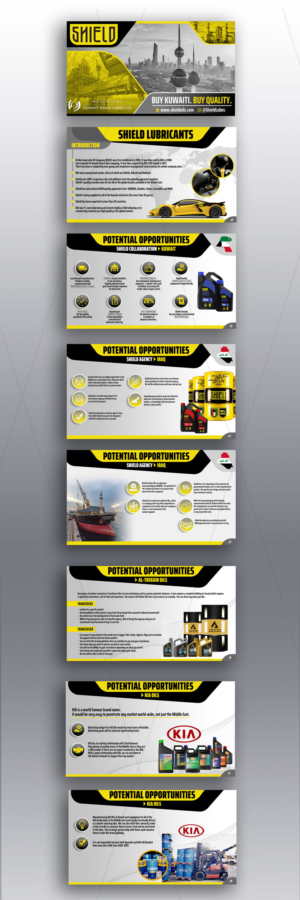 Shield PPT Presentation Design | PowerPoint Design by DA.