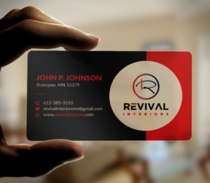 Business Card Design by Musa. A for Revival Interiors | Design #25351382