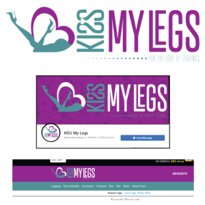 Logo Design by Breanne Owen for KISS My Legs | Design: #25428249