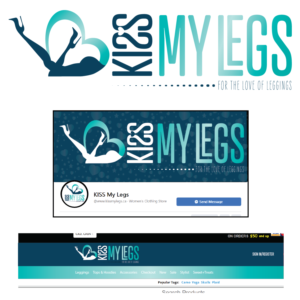 Logo Design by Breanne Owen for KISS My Legs | Design: #25428252