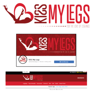 Logo Design by Breanne Owen for KISS My Legs | Design: #25428268