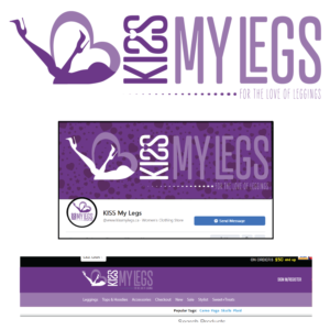 Logo Design by Breanne Owen for KISS My Legs | Design: #25428879