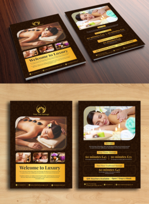 Mala Thai Massage Double Sided Flyer Luxury | Flyer-Design von ecorokerz