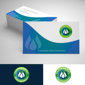 Cleanbright Water Restoration | Logo Design by nzdesigners