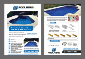 Concrete Countertops Australia - Pool Products Flyer/Information | Flyer Design by rkailas