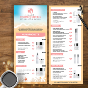 Flyer-Design von vcreatived für Island Cosmeceuticals, LLC | Design #25451713