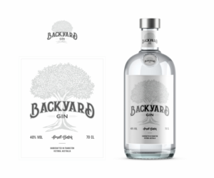 Backyard Gin - Label for new Gin bottle | Etikett-Design von ThomS