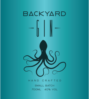 Backyard Gin - Label for new Gin bottle | Etikett-Design von Inaaina