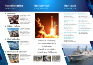 Aerospace & Defense Manufacturing Firm | Broschüren-Design von digitalpolo.com