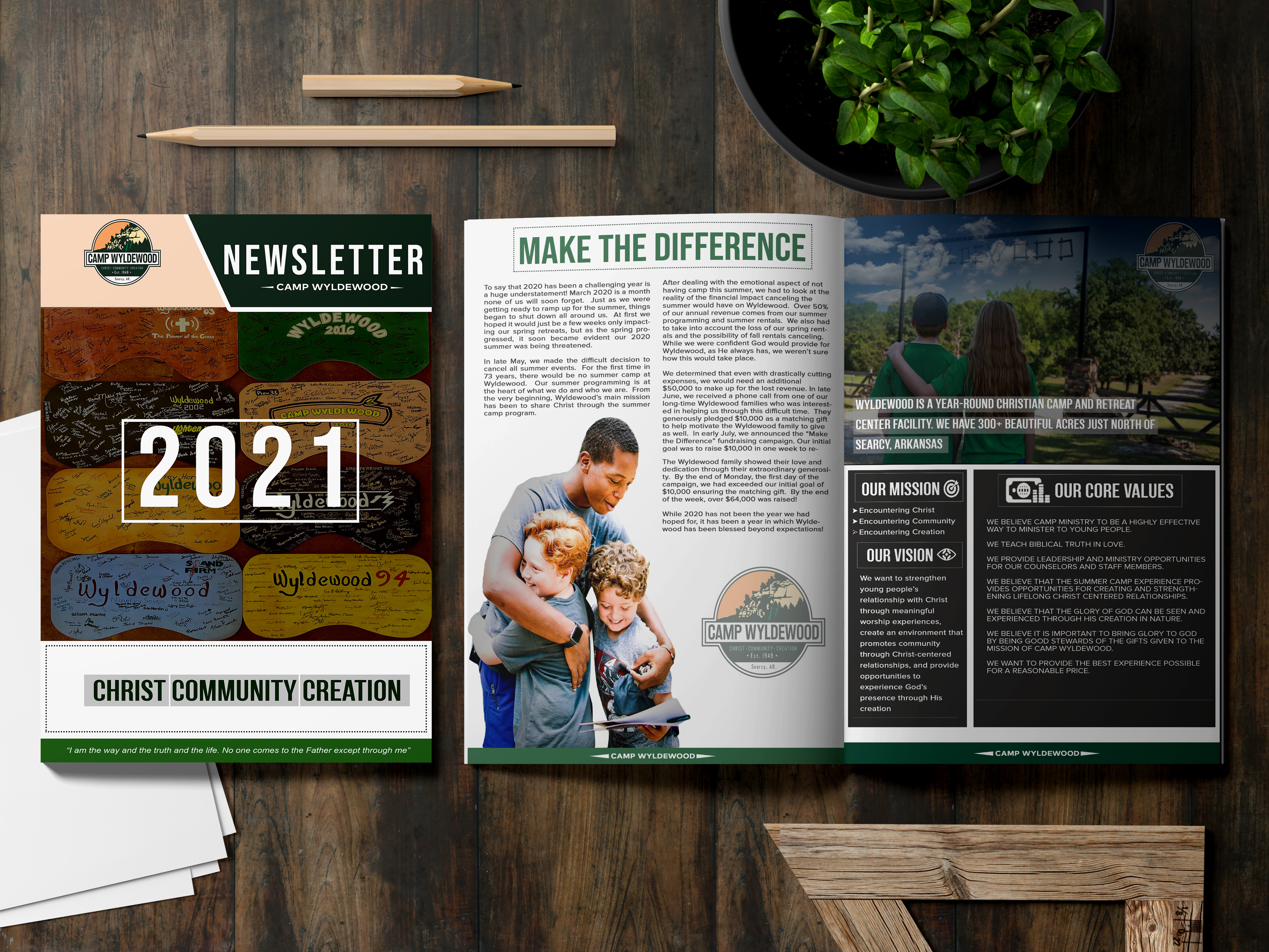 Magazin-Design von Logoclub99 für Camp Wyldewood | Design #25454175