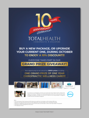 Poster Design by D Creative for Total Health Chiropractic Pte Ltd | Design #25451309