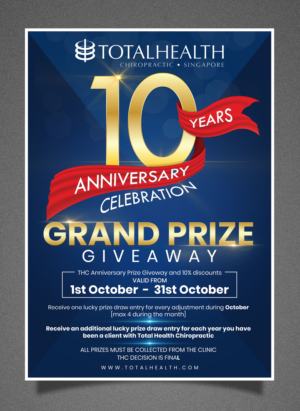 10th Anniversary Grand Prize Giveaway | Poster Design by SAI DESIGNS