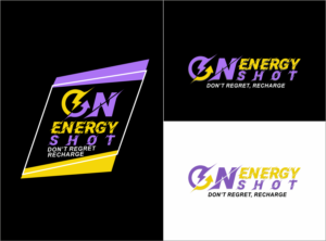 ON Energy Shot | Label Design by nikkiblue