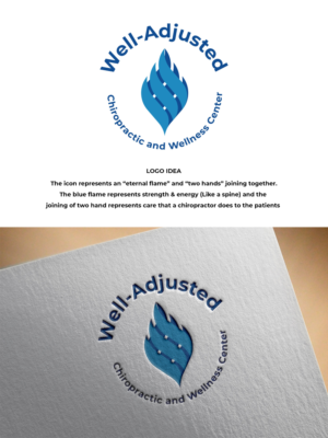 Well-Adjusted Chiropractic and Wellness Center | Logo Design by Arun 25