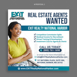 Exit Realty Recruitment (Social Media) | Flyer Design by DA.