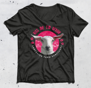 Farm Sanctuary Shirt Design - Baby Sheep | T-shirt Design by Alaya