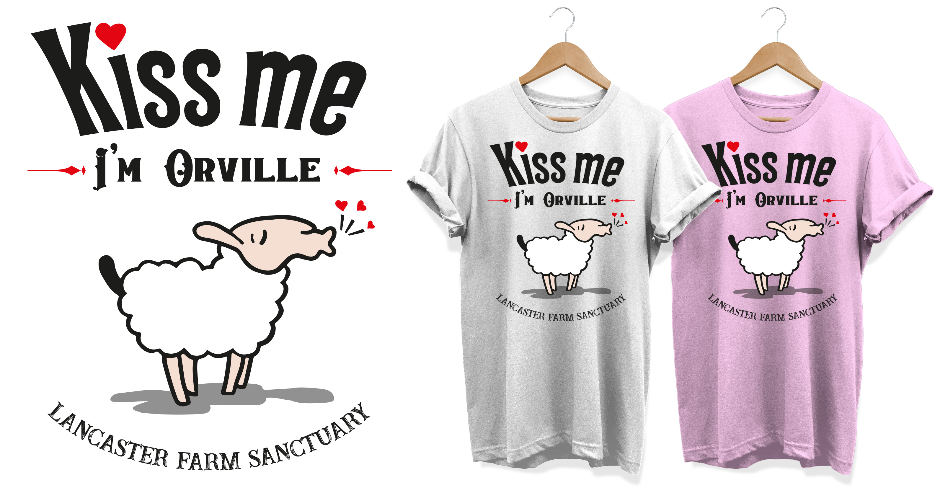 T-shirt Design by Al Pech for Lancaster Farm Sanctuary | Design #25526475