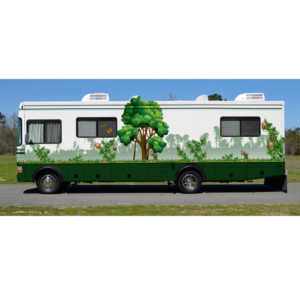 RV (recreational vehicle) Forest trees or Jungle vine wrap  | Car Wrap-Design von Yoga Tri