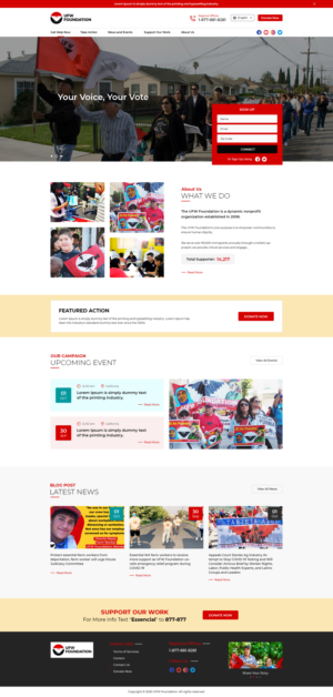 Modern Web Design for Nonprofit Organization | Web-Design von Ved Web Services