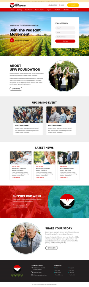 Modern Web Design for Nonprofit Organization | Web-Design von Shijo John